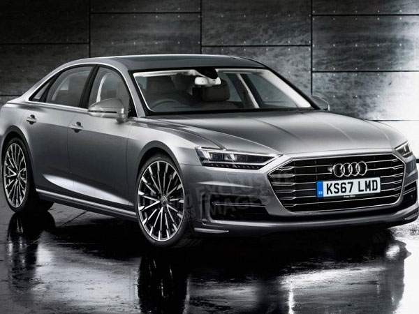 Bất ngờ lộ ảnh Audi A8 2018 với 'tuyệt chiêu' đỗ xe tự động trước ngày ra mắt