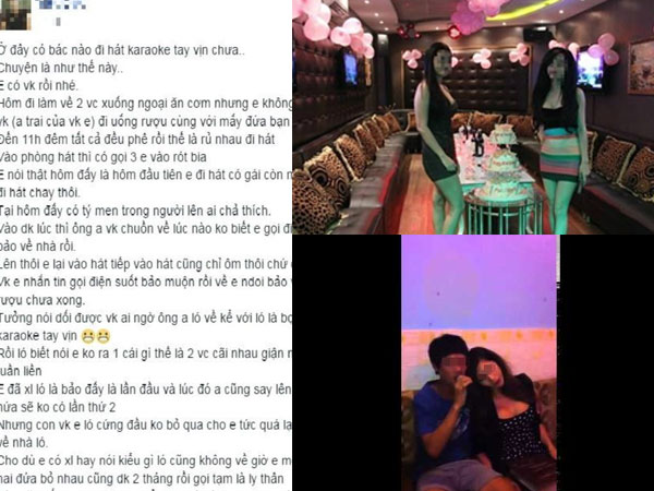 Tự thú gây "bão" của ông chồng đi hát karaoke “tay vịn” bị anh vợ “hớt lẻo”, suýt tan cửa nát nhà