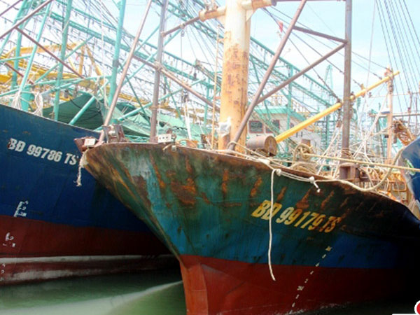 Vợ giám đốc công ty bán máy tàu rỉ sét năn nỉ ngư dân