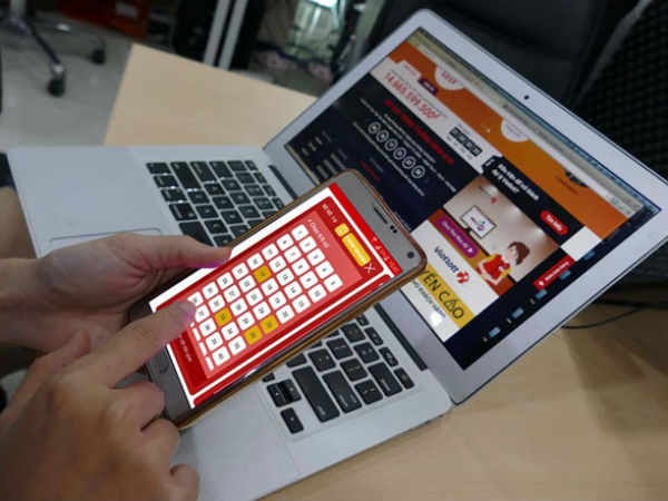 Rủi ro khi mua vé số Vietlott qua mạng