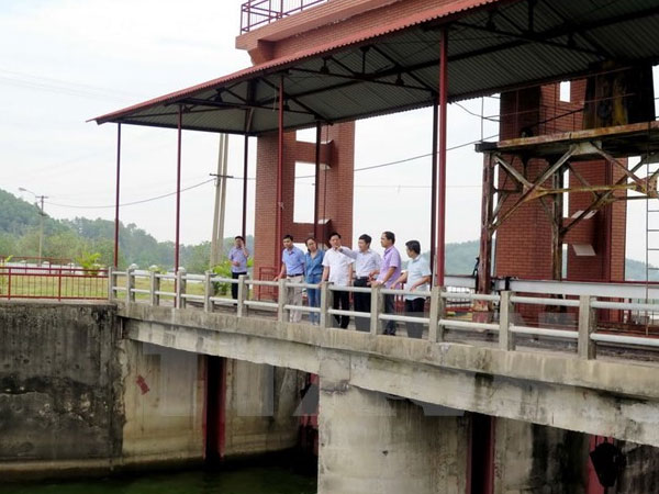 Đập chính Hồ Núi Cốc bị thấm, có nguy cơ gây mất an toàn