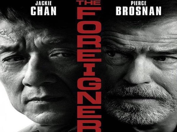 Thành Long và Pierce Brosnan gặp nhau trong phim The Foreigner