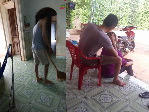 Anh con rể "quốc dân": Lần nào về ngoại cũng tỉ mẩn ngồi nhổ sợi tóc bạc, quét nhà cho mẹ vợ