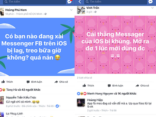 Người Việt kêu trời vì Messenger trên iPhone giật "lag"