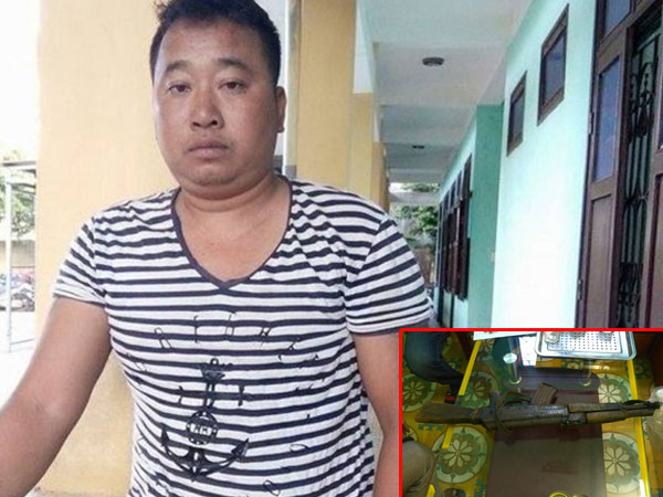 Anh chồng nổ 3 phát súng AK "cảnh cáo" em dâu