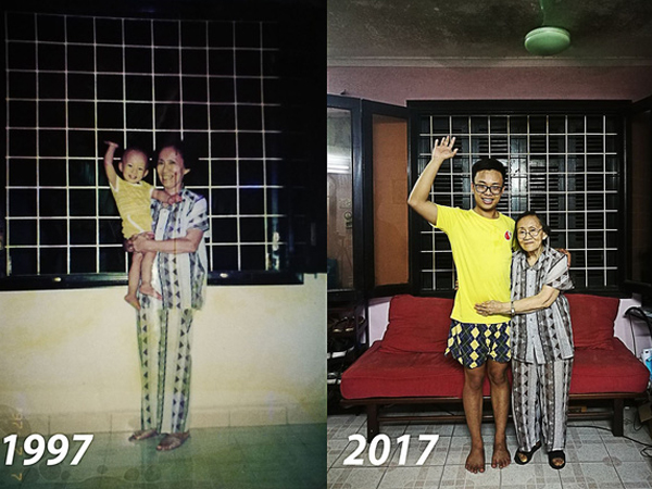 Khoảnh khắc bà - cháu và bộ quần áo sau 20 năm khiến bao người xúc động