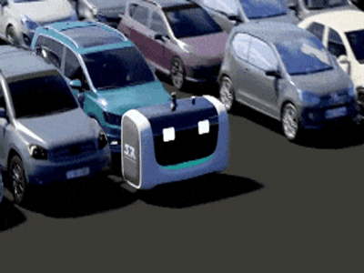Robot tự động đỗ xe đầu tiên trên thế giới