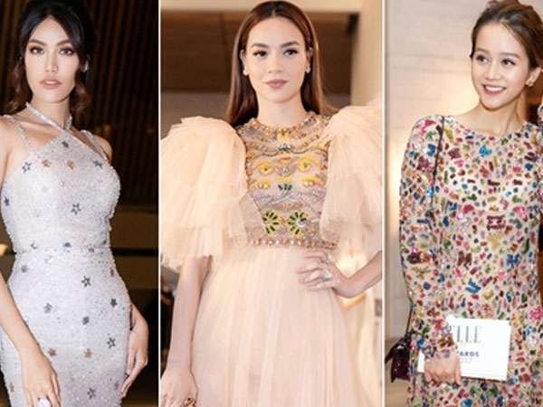 Hồ Ngọc Hà "chấp hết" thảm đỏ của Elle với đầm nửa tỷ, An Nguy cũng xúng xính hàng hiệu trăm triệu