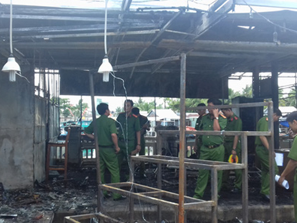 Công an vào cuộc điều tra vụ cháy chợ đêm Phú Quốc