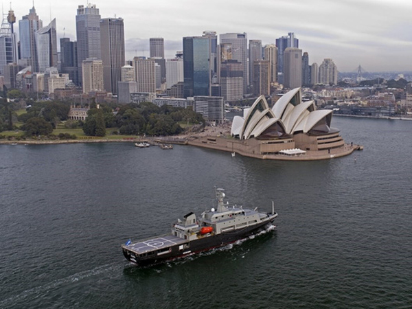 Hải quân Australia tiếp nhận tàu huấn luyện đa năng tối tân do Việt Nam chế tạo
