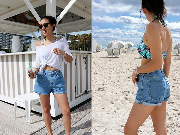 Phối đồ cá tính cùng bikini