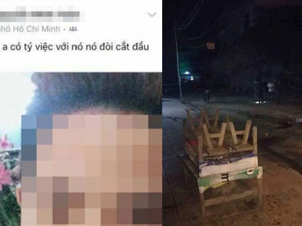 Thanh niên Vĩnh Phúc bị chém lìa đầu từng nhận lời dọa giết, đăng status chết chóc