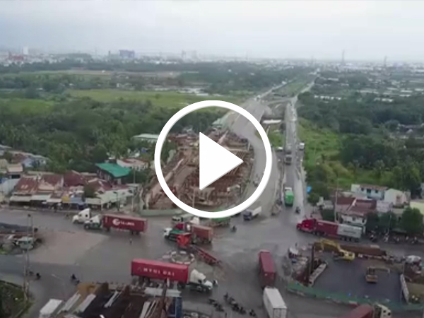 Video: Nút giao cửa ngõ phía Đông TP HCM sẽ hoàn thành trước 3 tháng