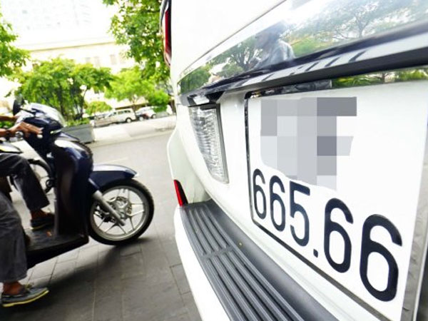 Sắp đấu giá biển số đẹp