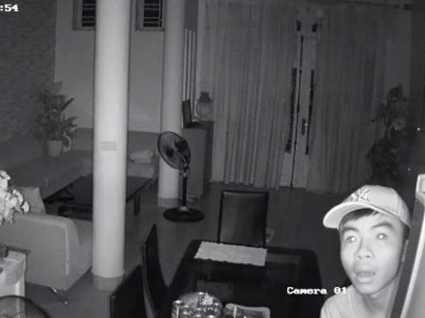 Camera "tố giác" tên trộm đột nhập nhà hàng xóm