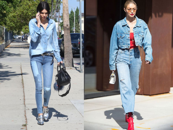 Mốt jeans cả cây được yêu thích mùa hè này