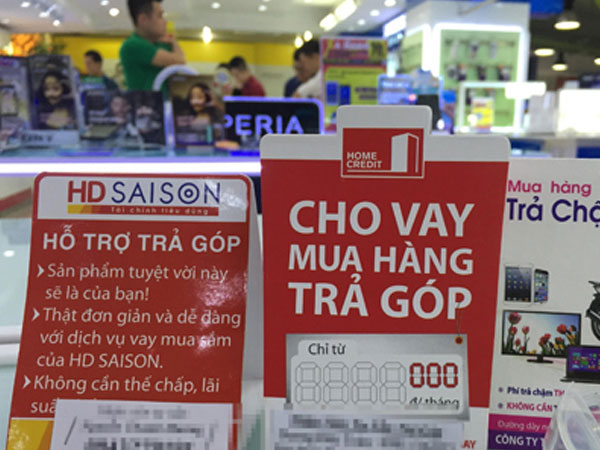 Bùng nổ cho vay tiêu dùng