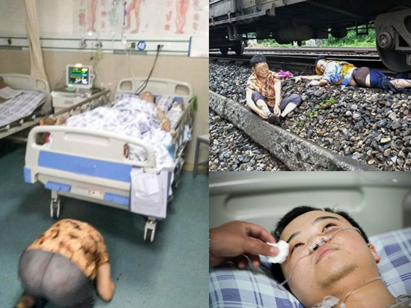 Đằng sau bức hình bà lão U70 quỳ lạy thanh niên 29 tuổi là một sự thật cảm động