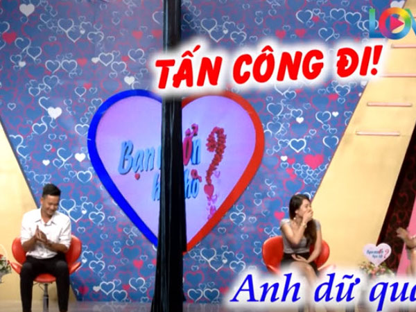 Em đi tán gái trên truyền hình, anh trai ngồi dưới nói một câu cả trường quay phải ồ lên