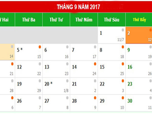 Người lao động được nghỉ 3 ngày dịp Quốc khánh 2/9