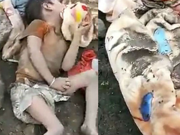 Bị cha mẹ bỏ rơi, bé gái khóc thút thít và đói lả giữa bãi rác bẩn thỉu