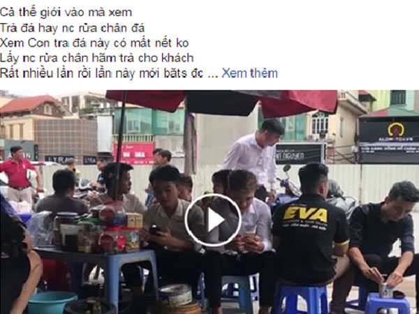 Chủ salon tóc đính chính gì sau clip "pha trà đá bằng nước rửa chân"?