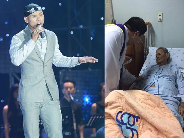 Phan Đinh Tùng hủy show, gấp rút về nước gặp ba đang hấp hối