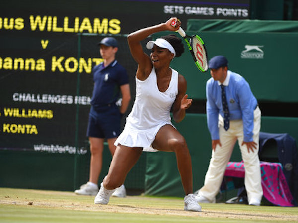 “Lão tướng” Venus Williams lần thứ chín vào chung kết Wimbledon