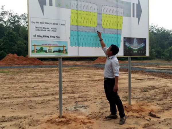 Loạn rao bán đất nền quanh sân bay Long Thành