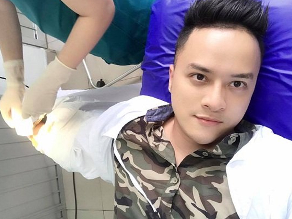 Ca sĩ Cao Thái Sơn nhập viện phẫu thuật tay, fan lo lắng