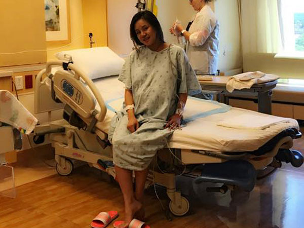 Vy Oanh vừa sinh con thứ hai ở Mỹ