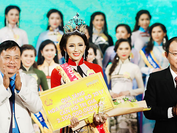 Người đẹp An Giang đoạt danh hiệu Hoa khôi Nam Bộ