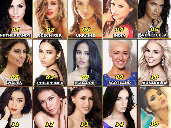 Lộ diện những đối thủ đáng gờm của Huyền My tại Miss Grand International 2017