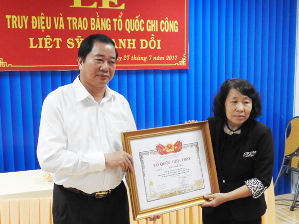Được công nhận liệt sĩ sau 38 năm bị đồng đội sát hại