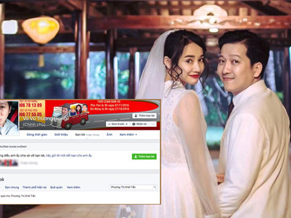 Trước nghi vấn chia tay, Nhã Phương và Trường Giang đã không còn là bạn trên Facebook