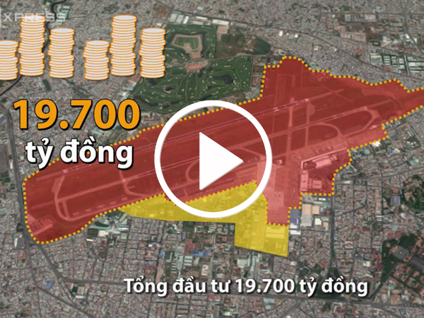 Video 4 phương án mở rộng Tân Sơn Nhất khác nhau thế nào?