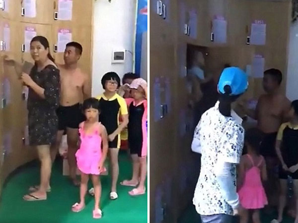 Bé 3 tuổi bị bố mẹ "nhét" trong tủ đựng đồ tại bể bơi để khỏi phải trông coi