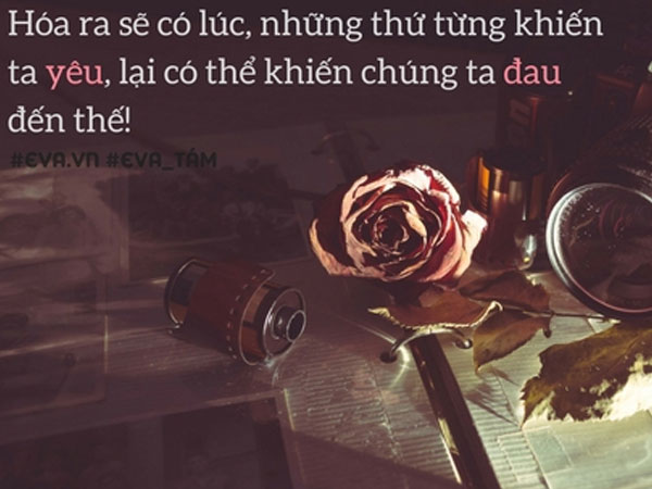 Làm gì có người xấu ở trên đời, chỉ là yêu thương không đủ để ta tốt với nhau thôi!
