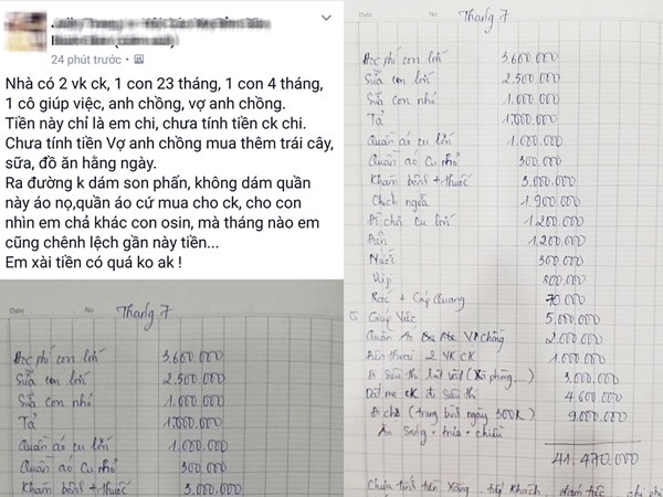 Chi tiêu "sơ sơ" hết hơn 40 triệu/tháng, mẹ hai con còn hỏi: "Em có hoang phí quá không?"