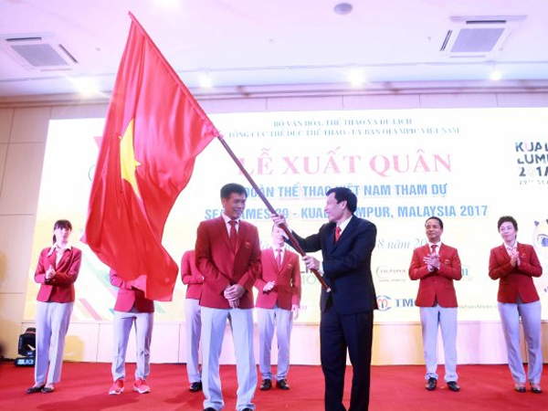 Đoàn thể thao VN xuất quân tham dự SEA Games 29