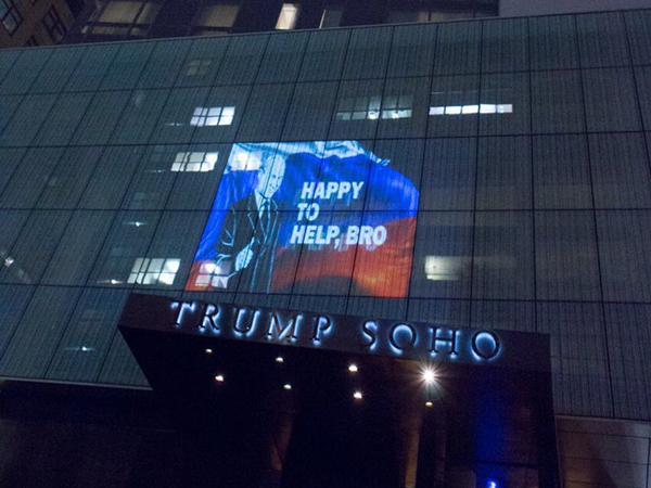 Khách sạn Trump ở New York bất ngờ đăng ảnh ông Putin