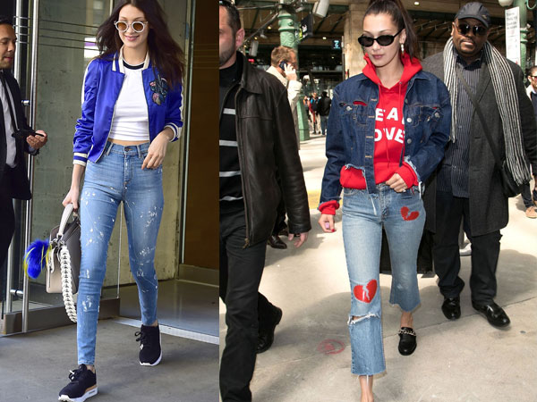 Cách diện jeans rách cá tính khi xuống phố