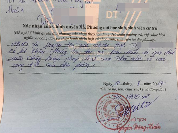 Vụ phê “lý lịch xấu” ở Hà Nội: “Xin lỗi dân và cấp lại ngay, giải thích sau”