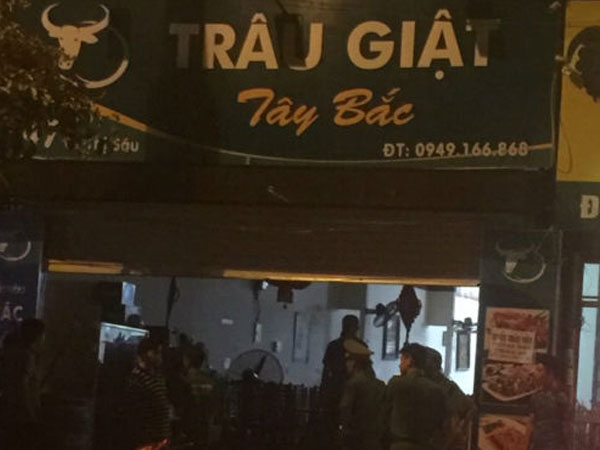 Hà Nội: Hàng chục côn đồ truy sát thực khách trong quán Trâu Giật