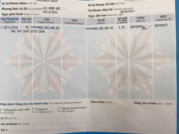 Lập sổ tiết kiệm tại nhà, khách hàng VietinBank "bỗng dưng" mất gần 800 triệu đồng trong tài khoản