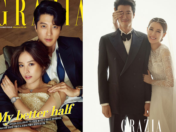 Sắp có con, cặp đôi "con ghẻ quốc dân" Lee Dong Gun - Jo Yoon Hee mới khoe ảnh cưới