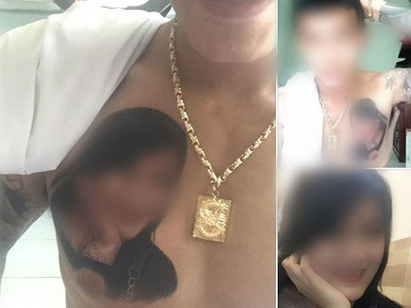 9X Đà Nẵng xăm hình người yêu cũ lên ngực