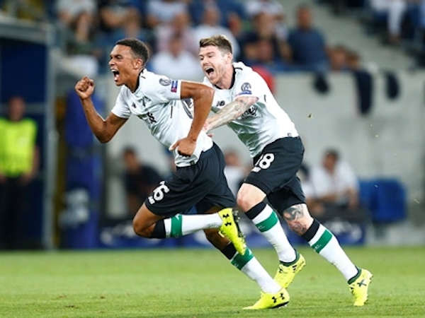 Liverpool thắng lượt đi play-off Champions League