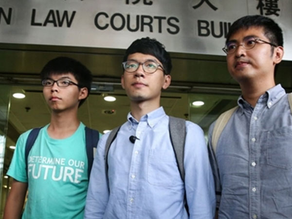 Hong Kong kết án tù ba thủ lĩnh biểu tình