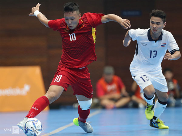 Futsal nam và nữ Việt Nam cùng thua Thái Lan